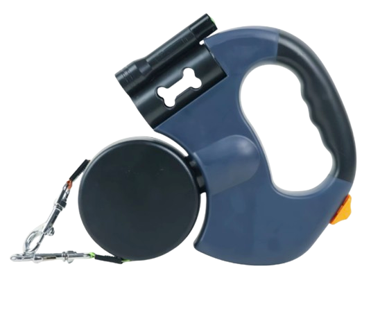 Dual Retractable Reflective Dog Leash